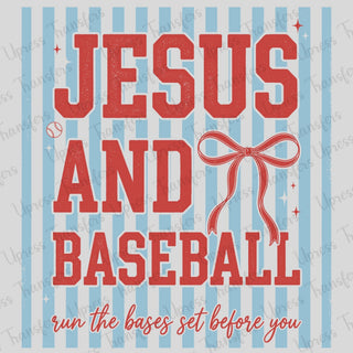 Striped Jesus and Baseball