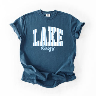 Striped Lake Days Blue