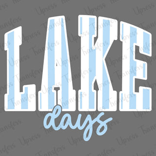 Striped Lake Days Blue