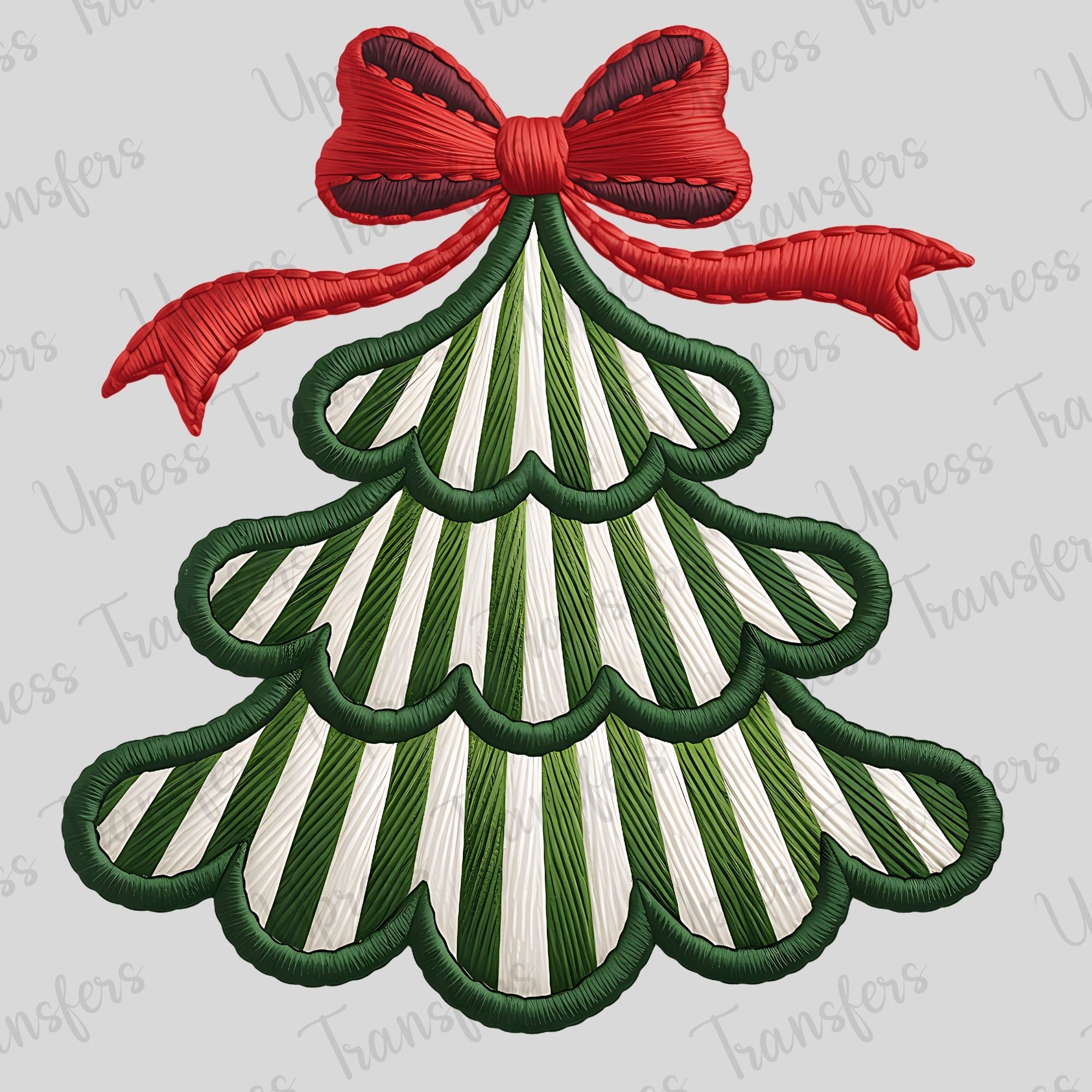 Stripes Going Down Tree