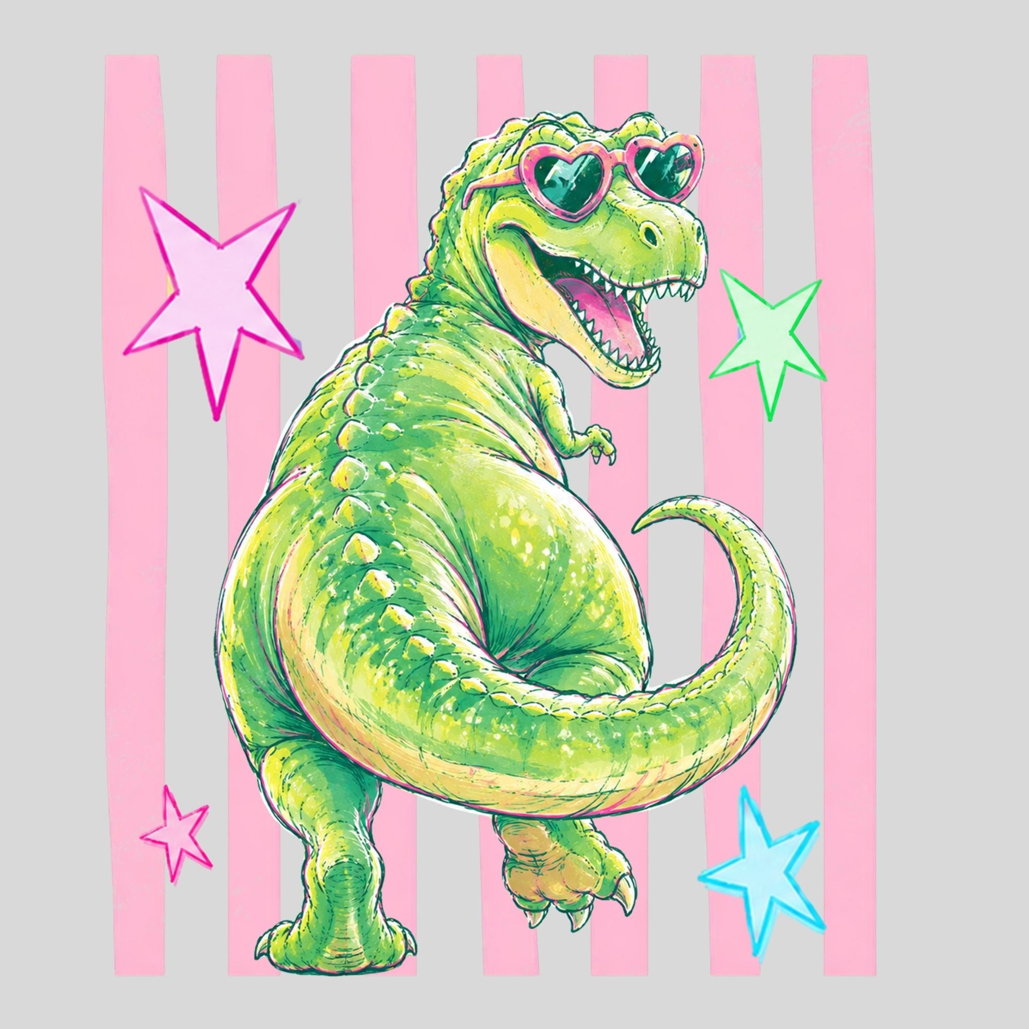 Stripped T-rex
