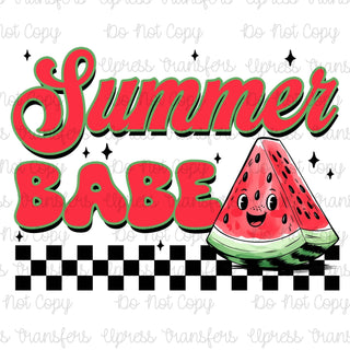 Summer Babe Checkered