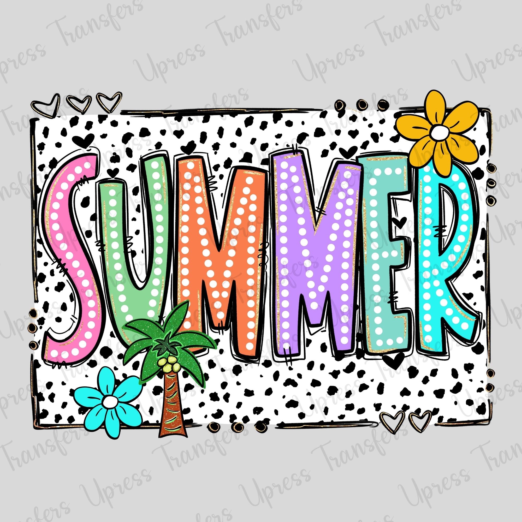 Summer Doodle Dalmatian
