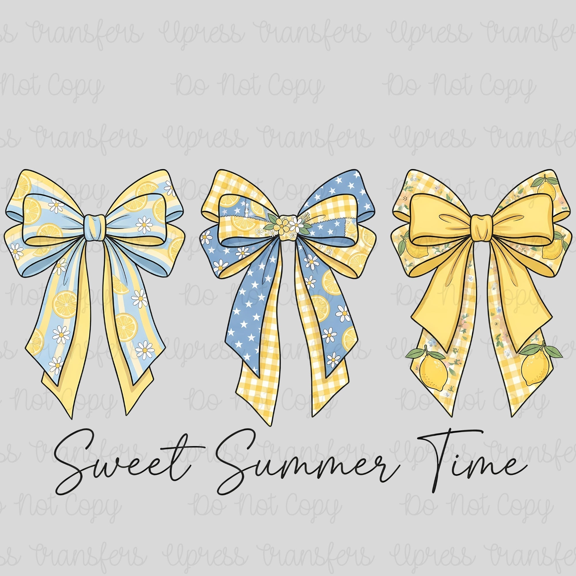 Summer Lemon Bows