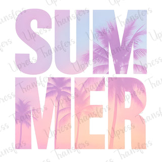 Summer Stacked Palms