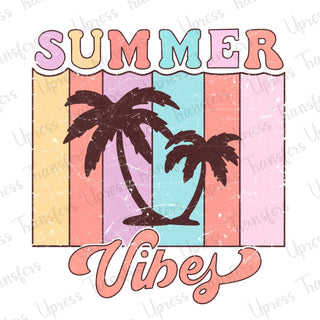 Summer Vibes Retro Palms