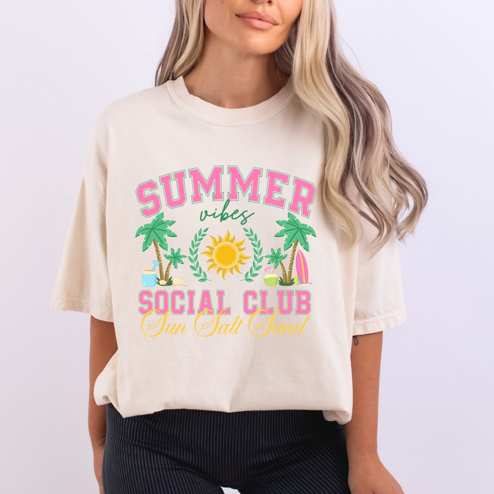 Summer Vibes Social Club Sun Salt Sand