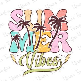 Summer Vibes Stacked Palms