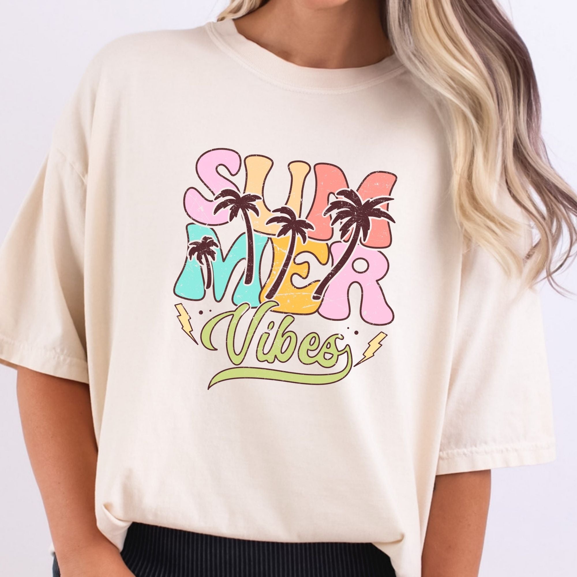 Summer Vibes Stacked Palms