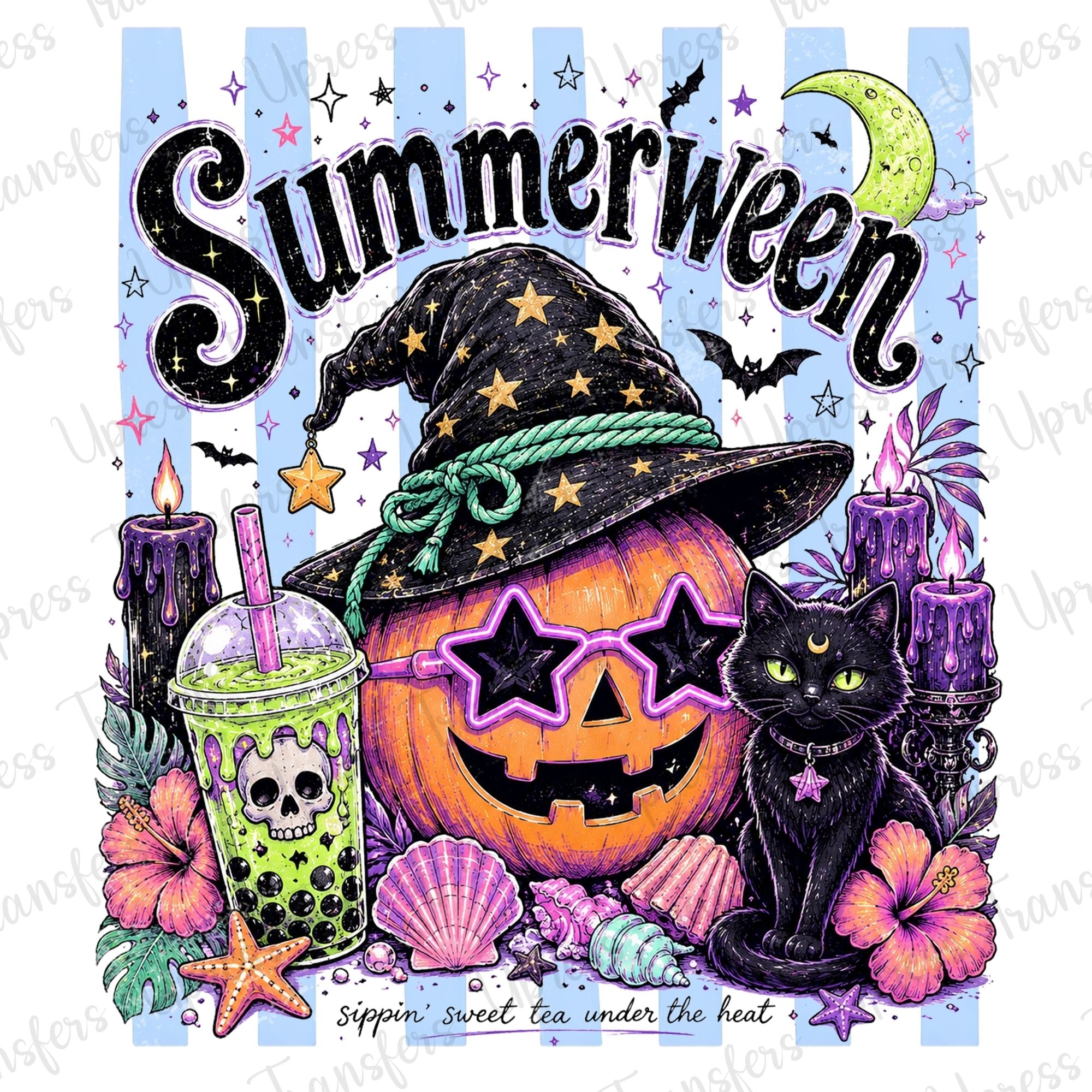 Summerween Neon Pumpkin