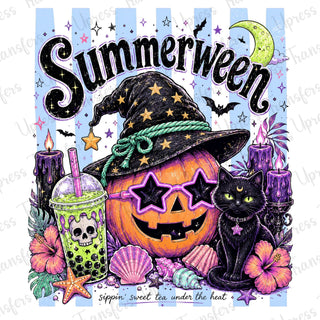 Summerween Neon Pumpkin