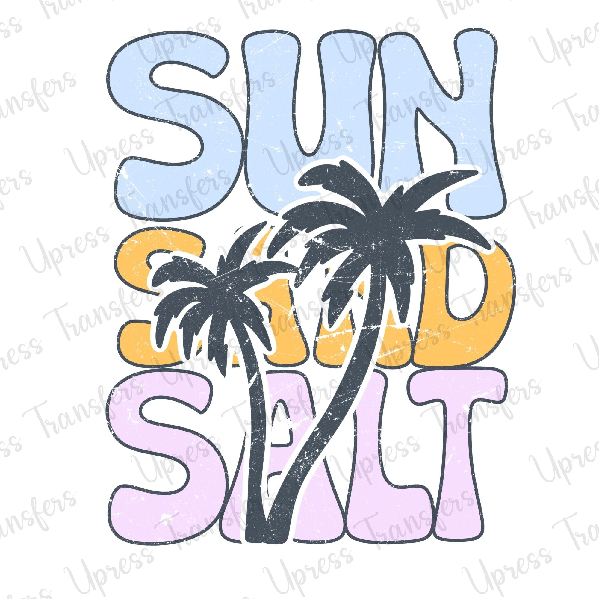 Sun Sand Salt Stacked