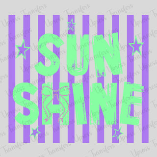Sun Shine Purple Stripes