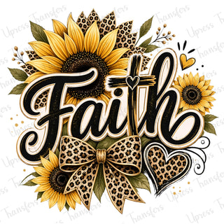 Sunflower Faith Heart