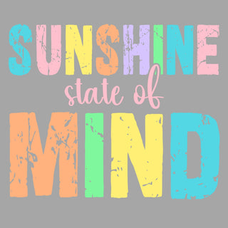 Sunshine State Of Mind Colorful Bold