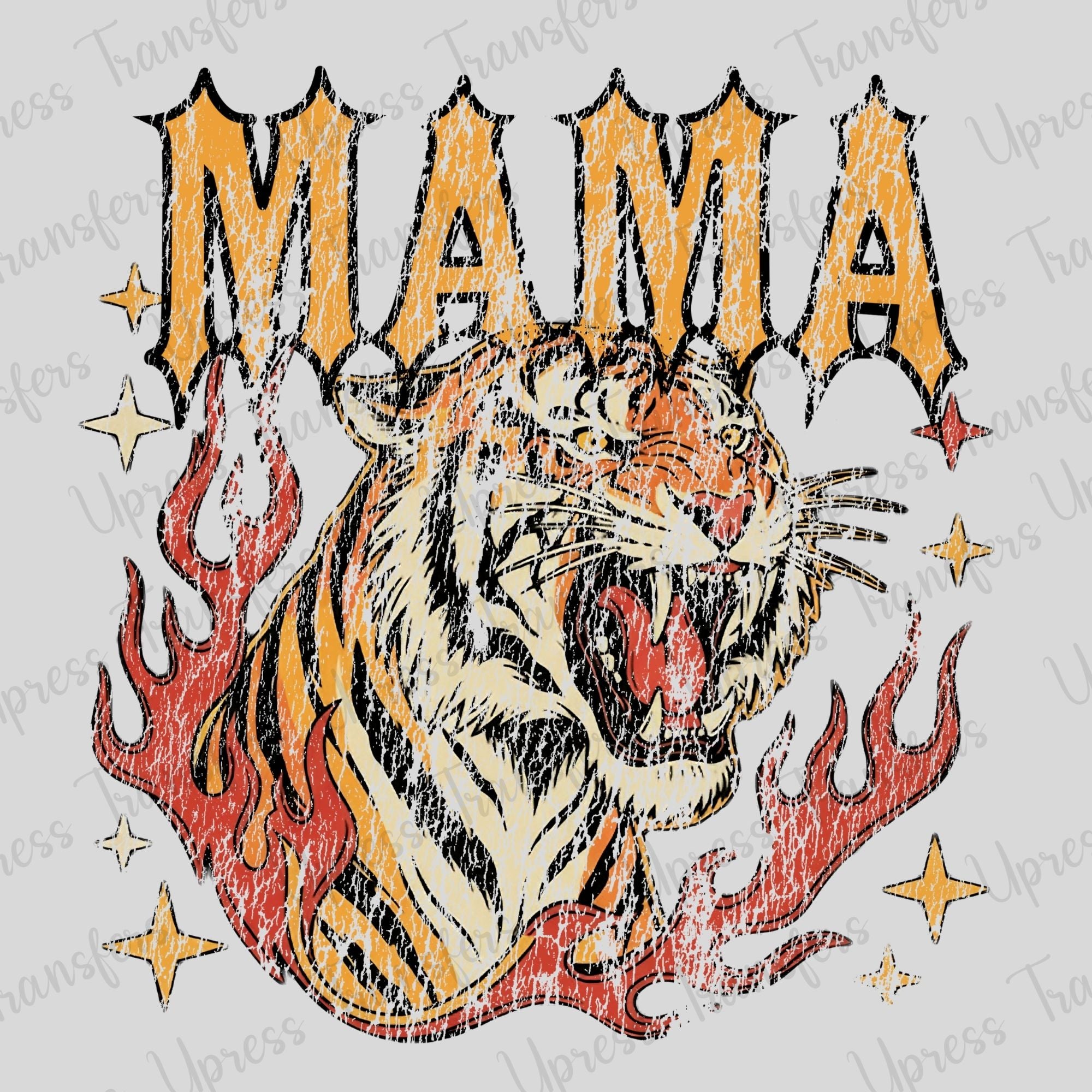 Super Distressed Mama Tiger