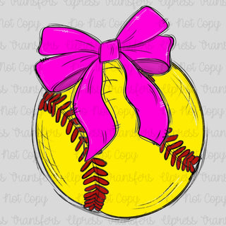 Super Vibrant Bow Softball