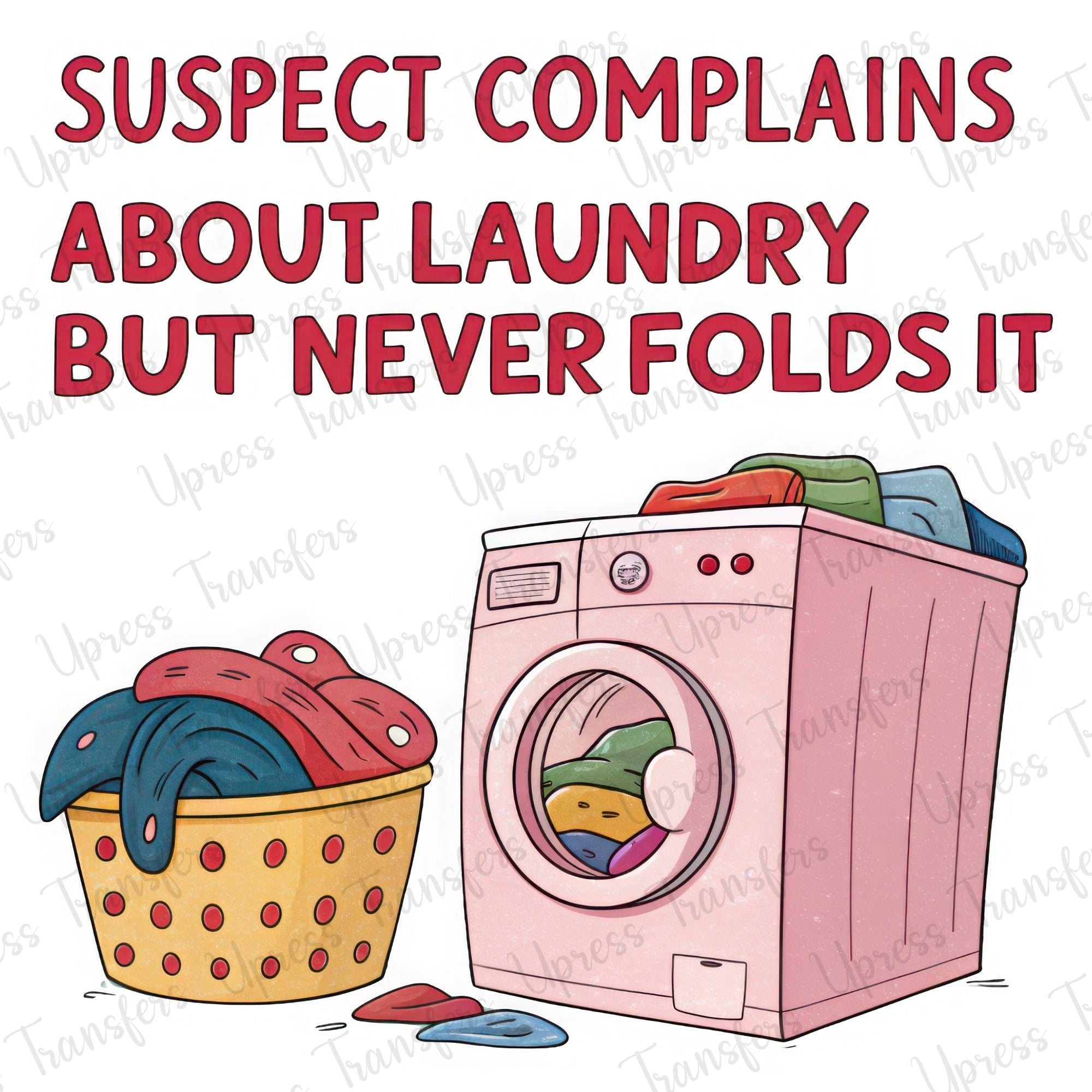 Suspect Complains Laundry