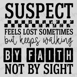Suspect Feels Lost