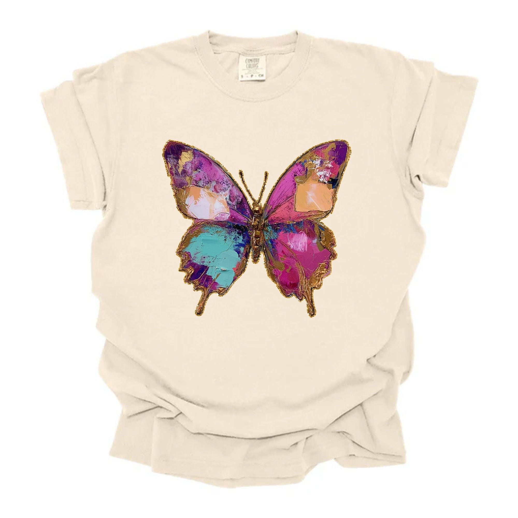 Swatches Butterfly Golden Outline