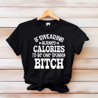 Swearing Burned Calories White