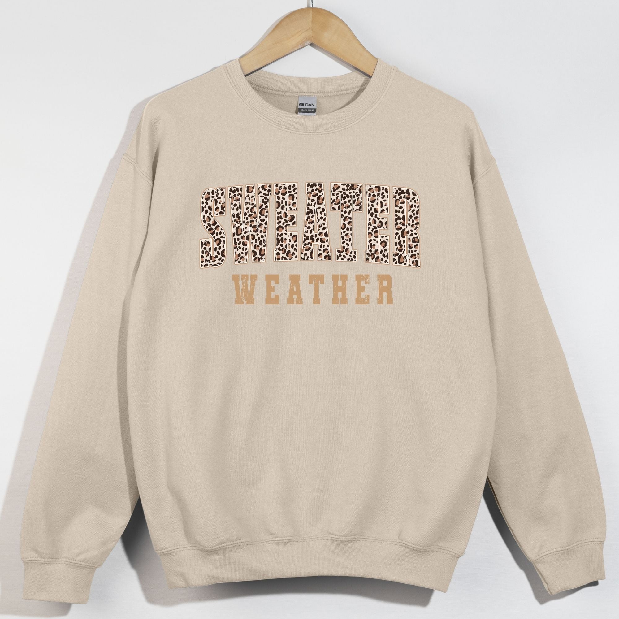 Sweater Weather Leopard Varsity