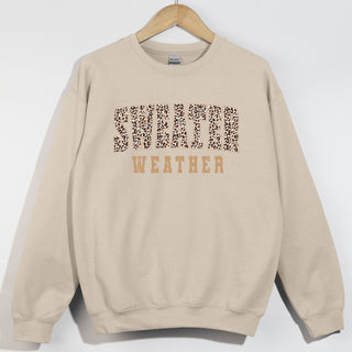 Sweater Weather Leopard Varsity