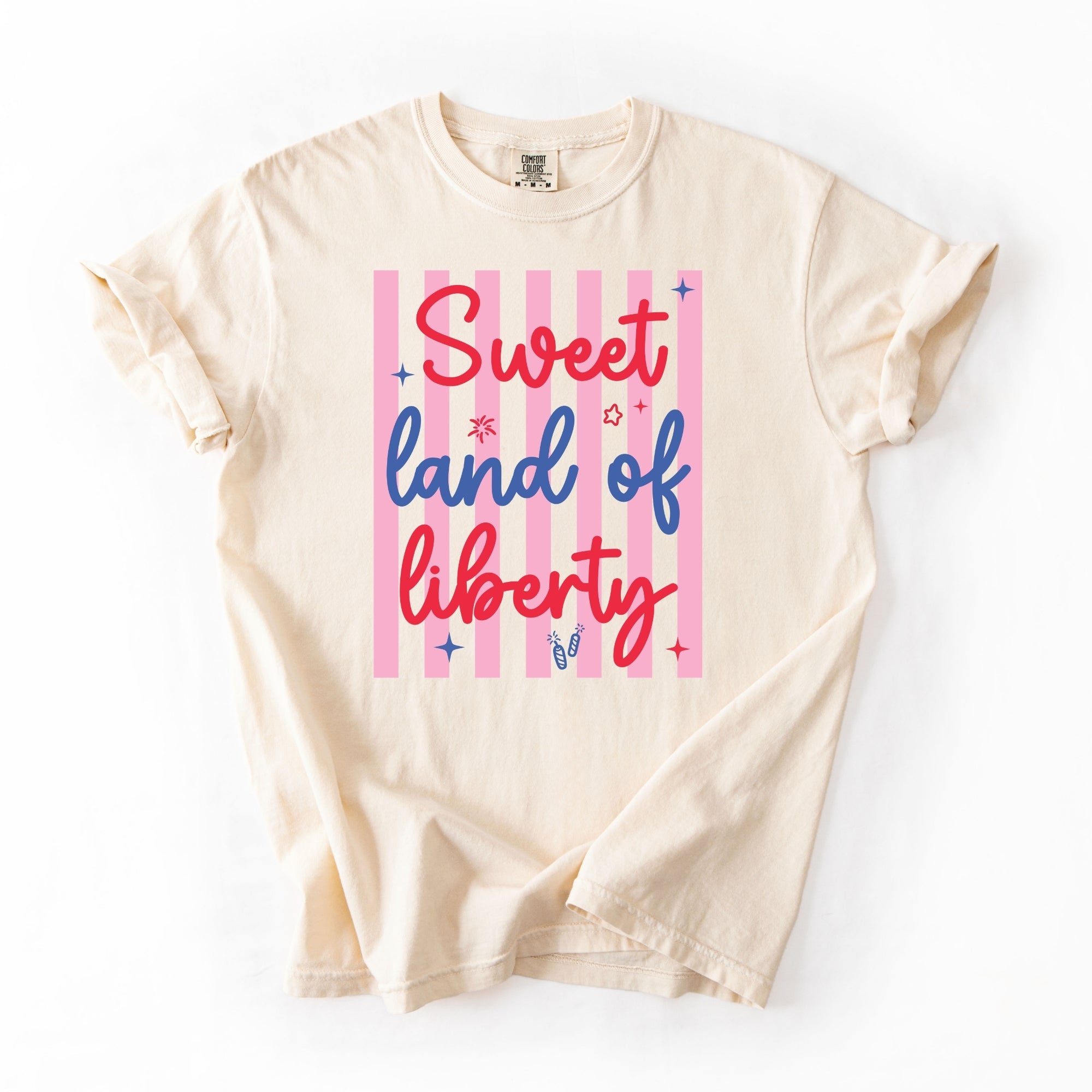 Sweet Land Of Liberty Pink Stripes
