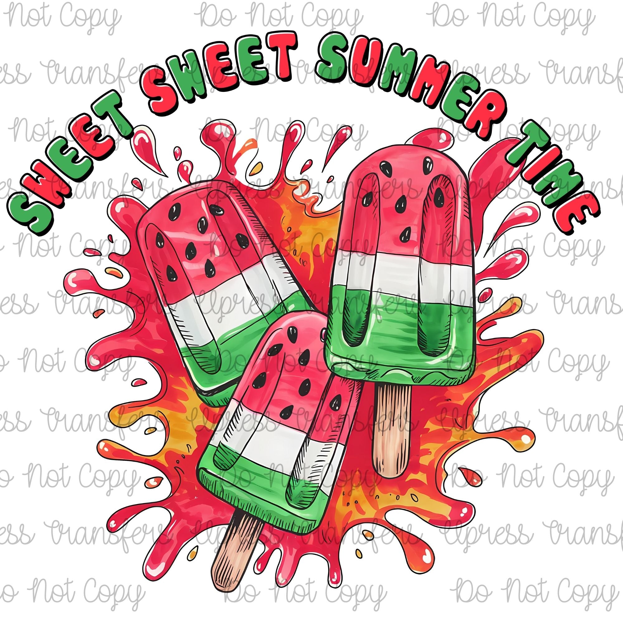 Sweet Sweet Summer Time Popsicles