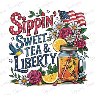 Sweet Tea And Liberty Stars
