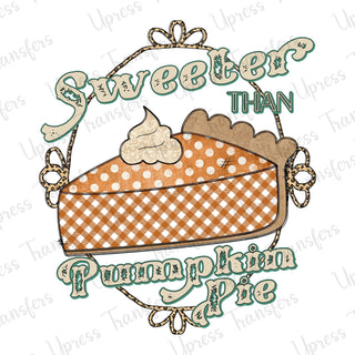 Sweeter Than Pumpkin Pie