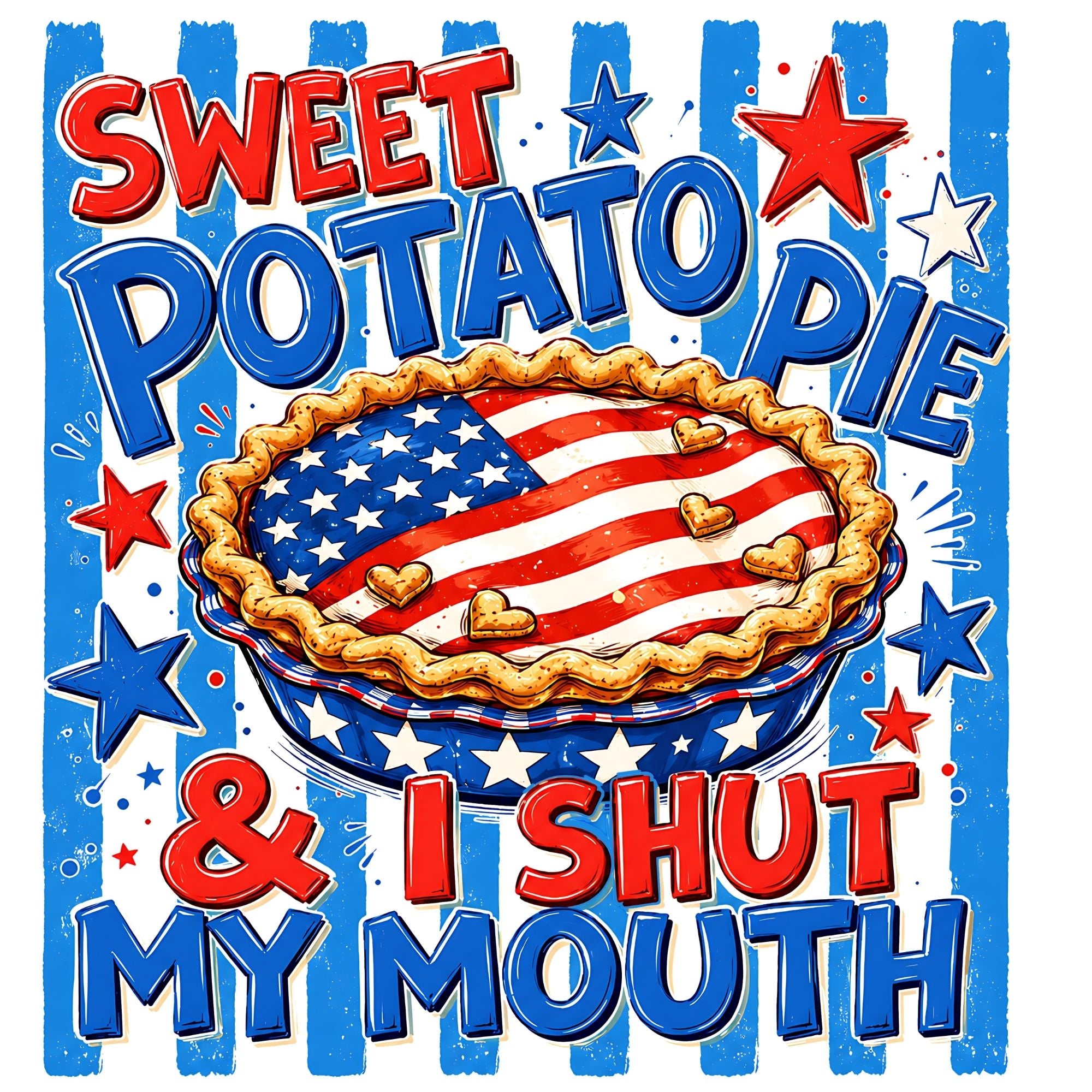 Sweet potato Pie Shut Your