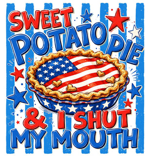 Sweet potato Pie Shut Your