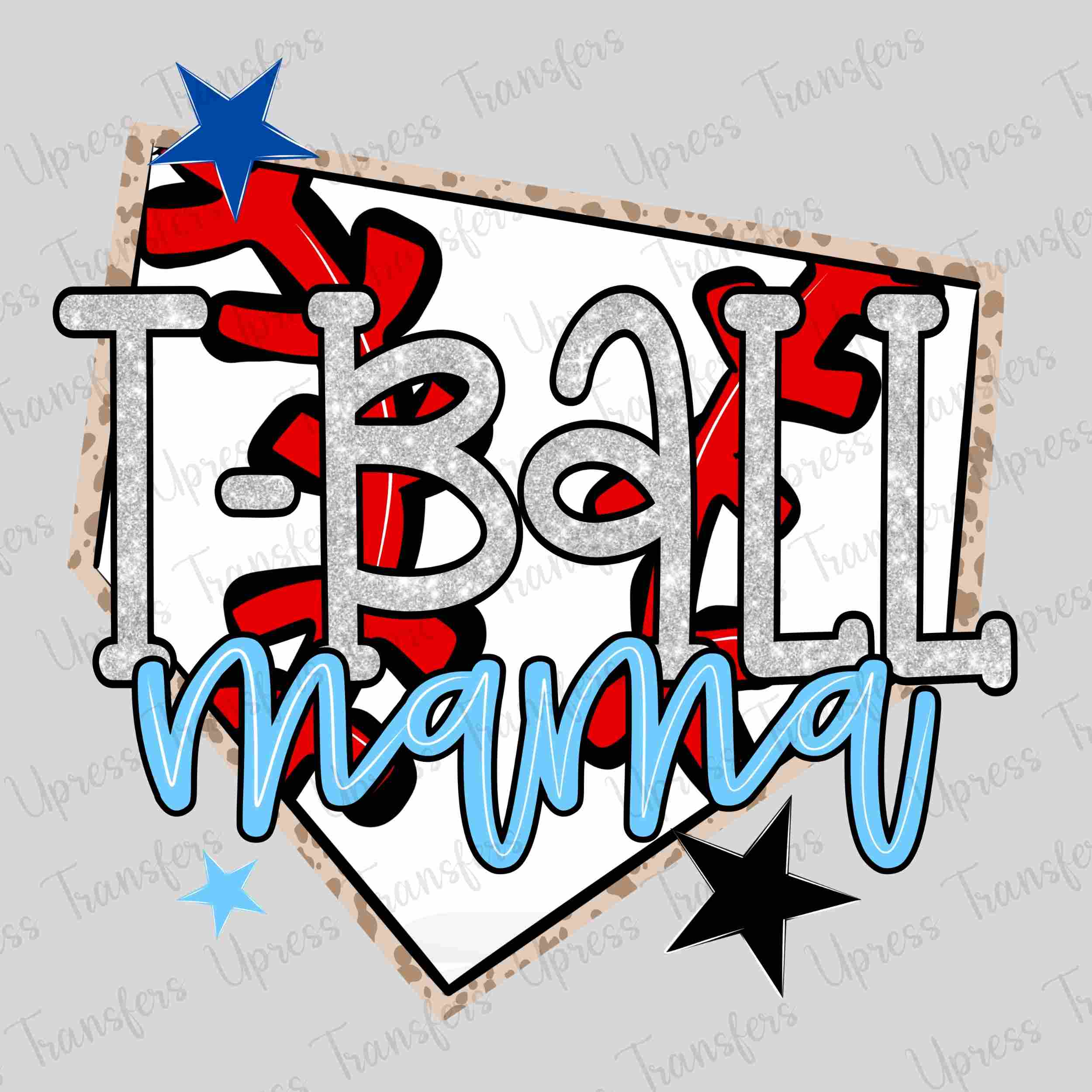 T-Ball Glitzy Plate