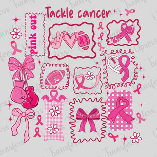 Tackle Cancer Collage Pink