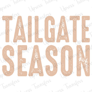 Tailgate Season Distressed Stacked