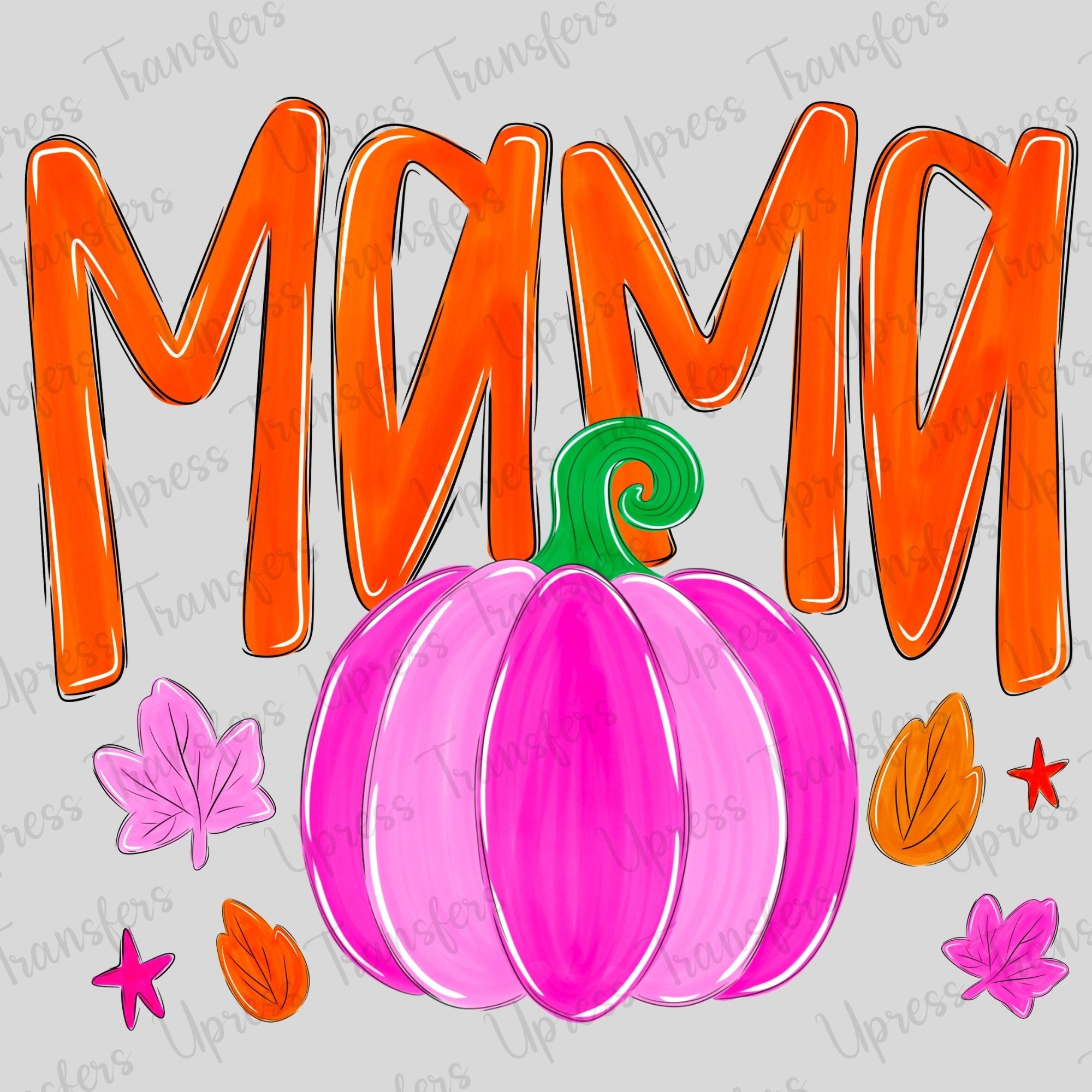 Tall Vibrant Mama Pink Pumpkin