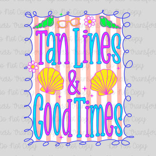 Tan Lines Doodle Frame