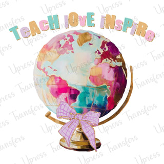 Teach Love Inspire Globe