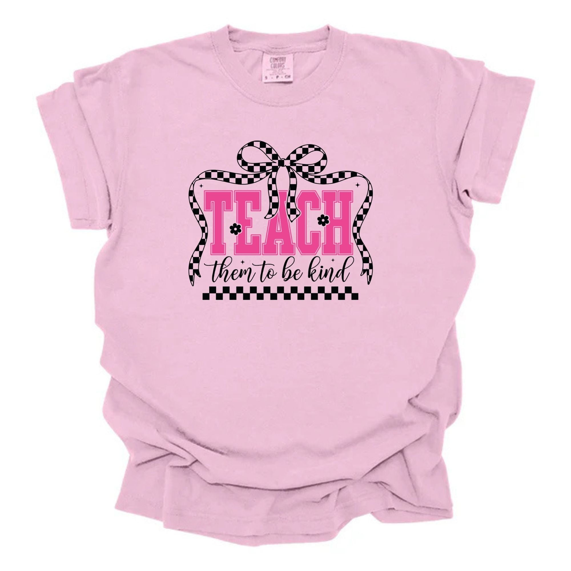 Teach Pink Checkered