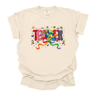Teacher Autism Faux Yarn