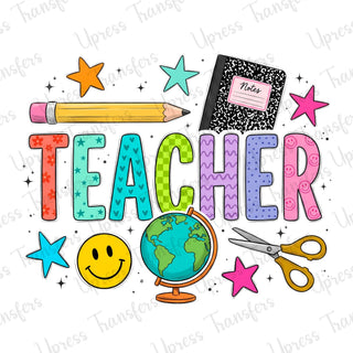 Teacher Doodle School Trendy