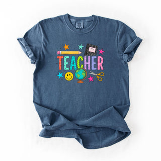 Teacher Doodle School Trendy