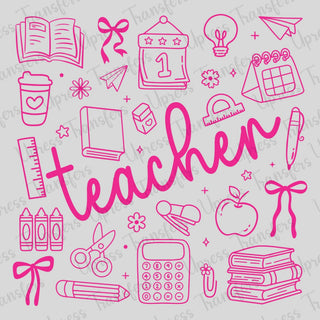Teacher Pink Cliparts