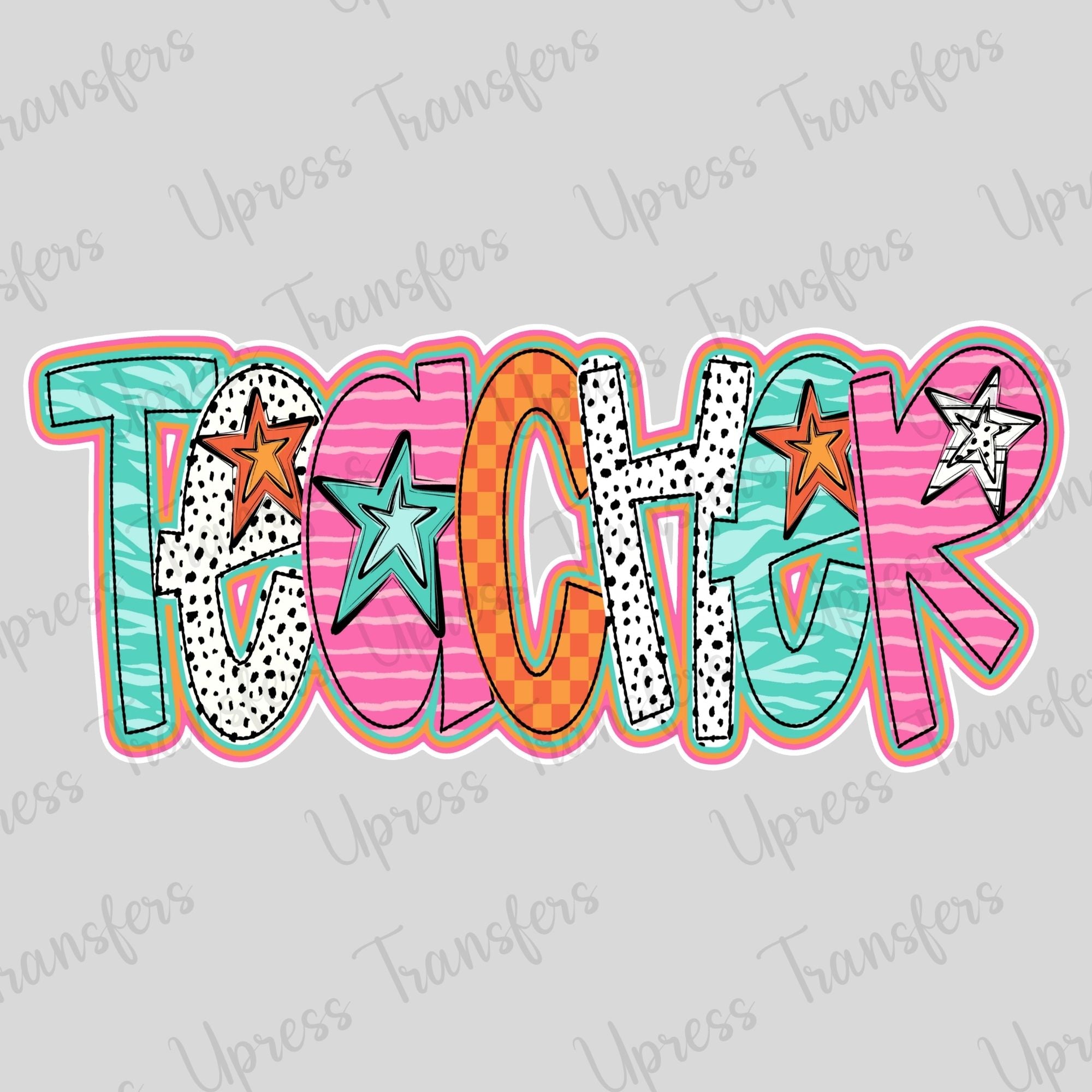 Teacher Preppy Vibrant