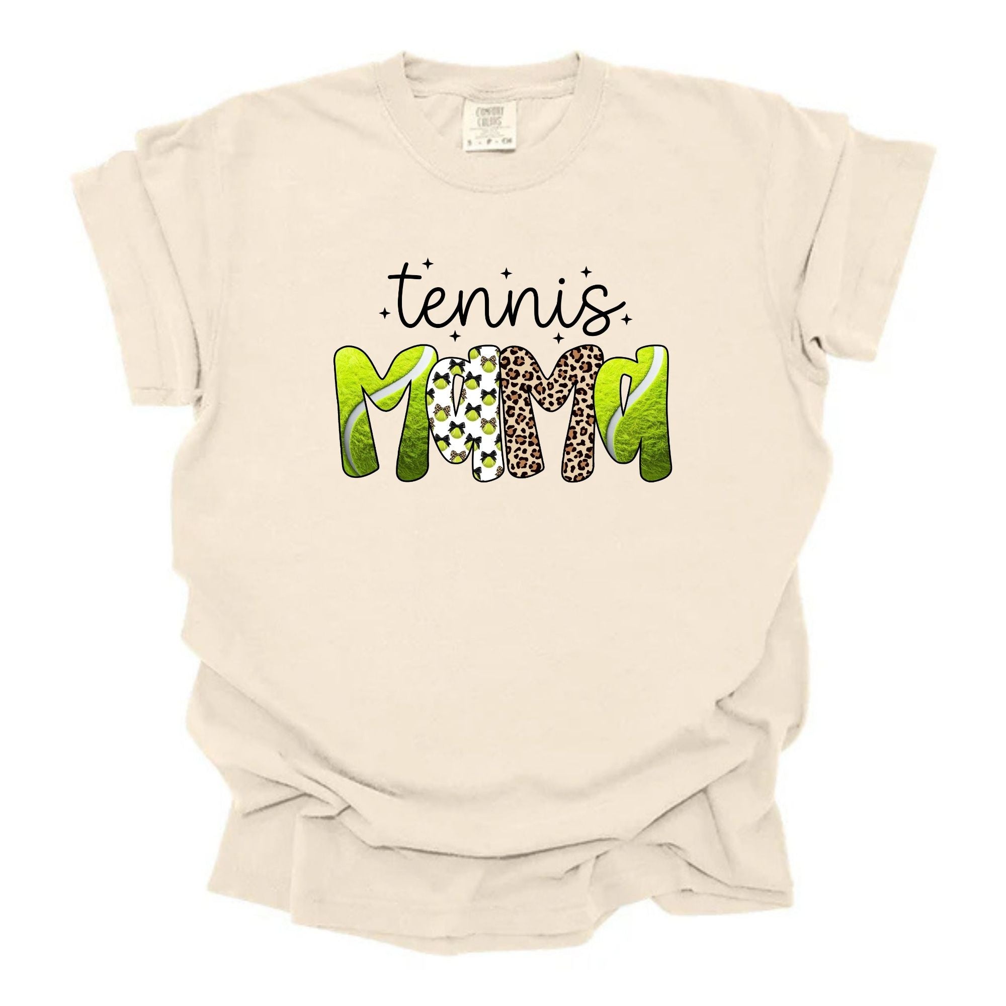 Tennis Mama Patterned Cutesy