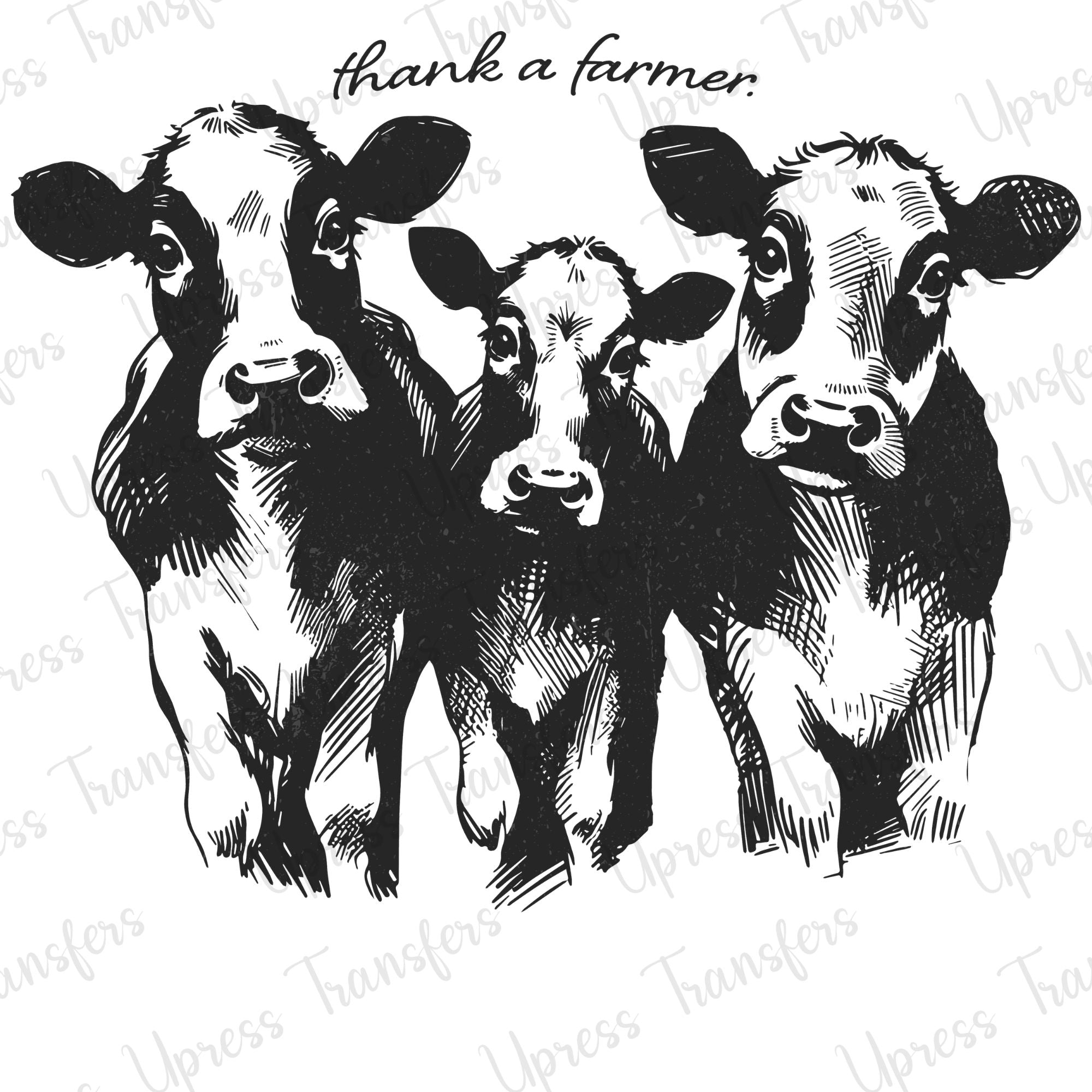 Thank A Framer Cow Trio
