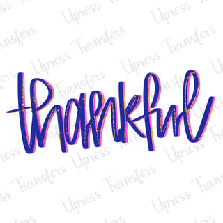 Thankful Blue and Pink