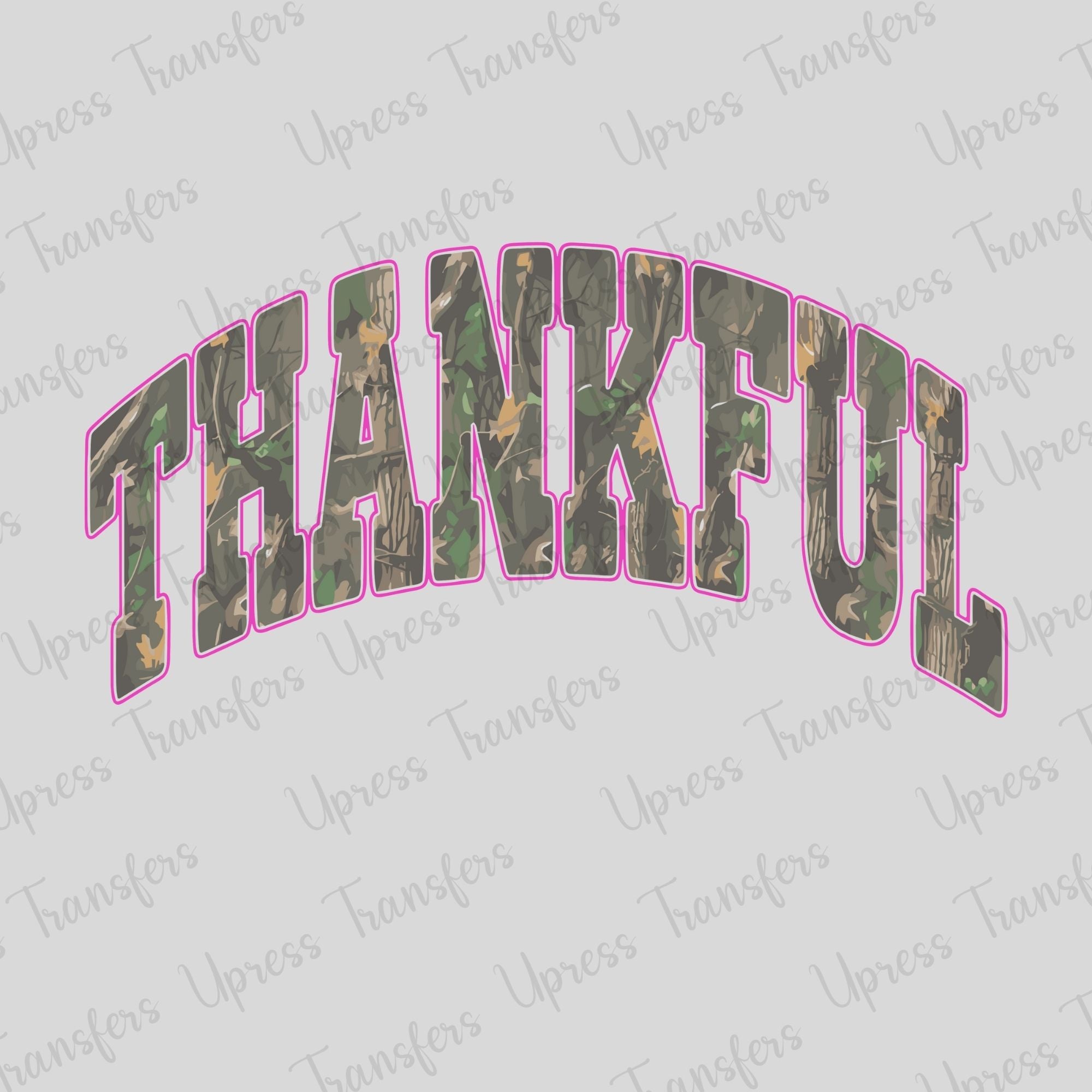 Thankful Camo Pink
