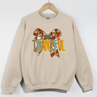 Thankful Fall Floral Bow
